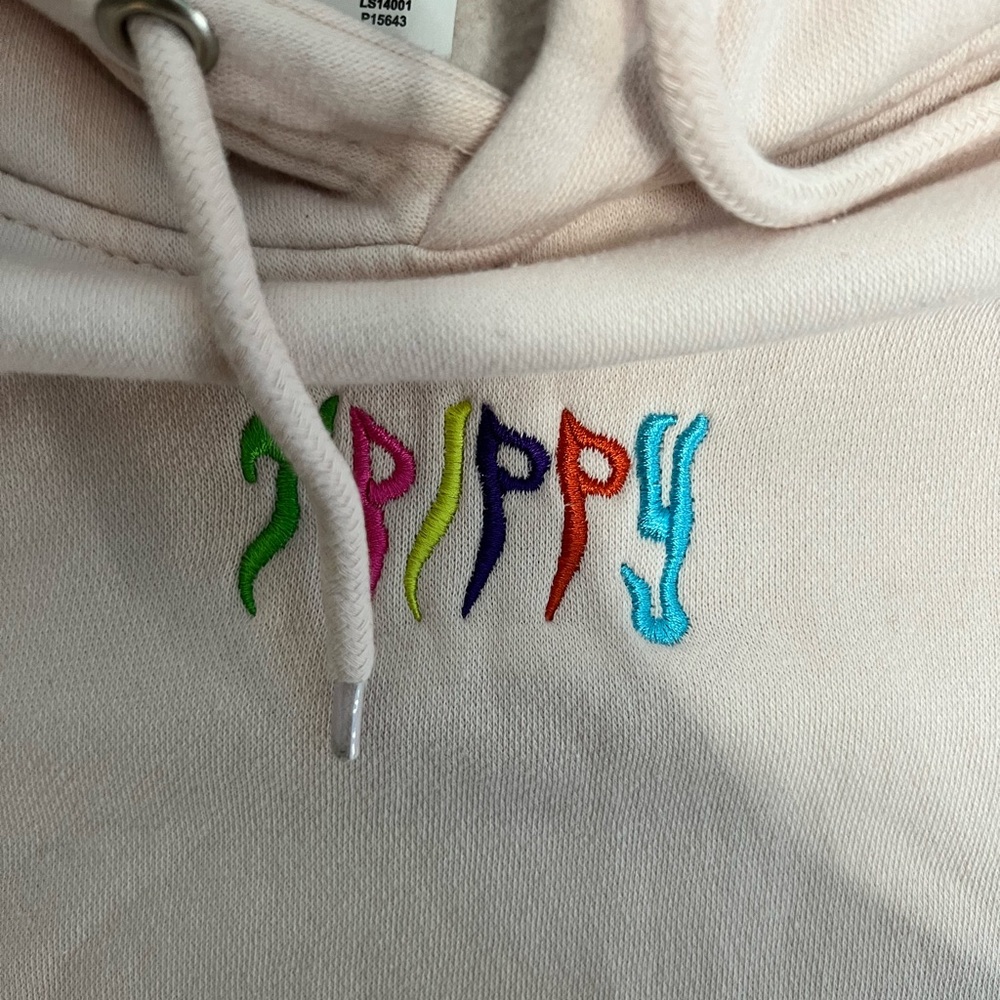 Colorful 'Trippy' Embroidered Hoodie